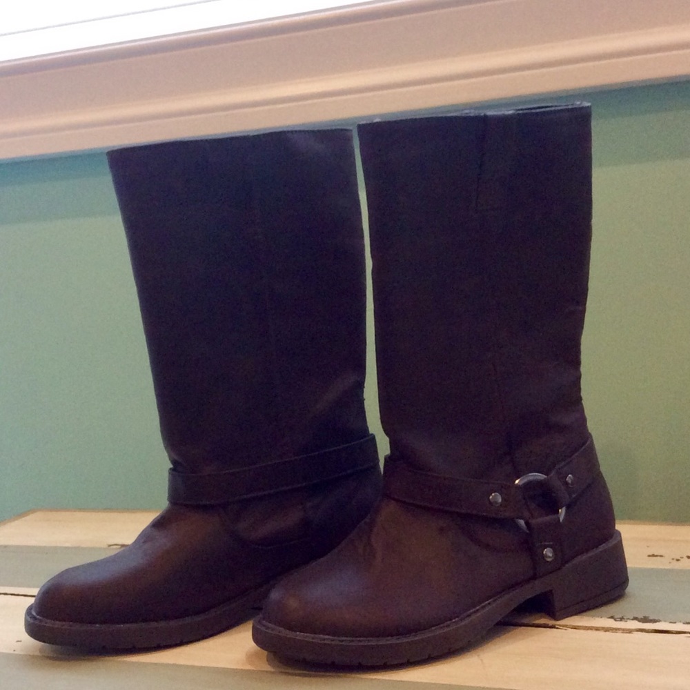 OLD NAVY Girls Faux Riding Boots - Size 1